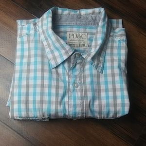 🌵PD&C Men's bottom down shirts size L
